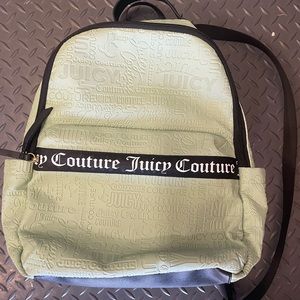 Juicy Couture Mint Green Backpack Gently Used